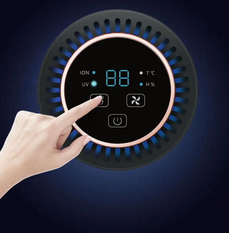 H13 HEPA, UV & Negative Ion Portable Air Purifier
