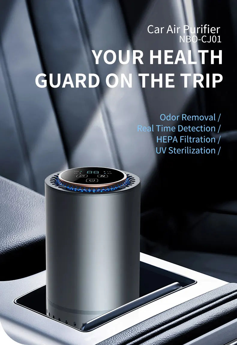 H13 HEPA, UV & Negative Ion Portable Air Purifier