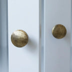 Hand-Hammered Solid Brass Cabinet & Drawer Handle
