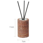 Handcrafted Natural Red Travertine Bathroom Accessories Set (4-Piece)