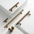 Handcrafted Solid Brass Cabinet Pull (Antique Finish, Customizable)