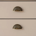 Handcrafted Solid Brass Cabinet Pull (Antique Finish, Customizable)