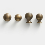 Handcrafted Solid Brass Cabinet Pull (Antique Finish, Customizable)