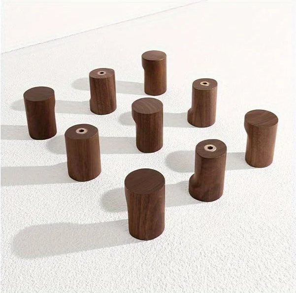 Handcrafted Walnut Non-Slip Wall Hook