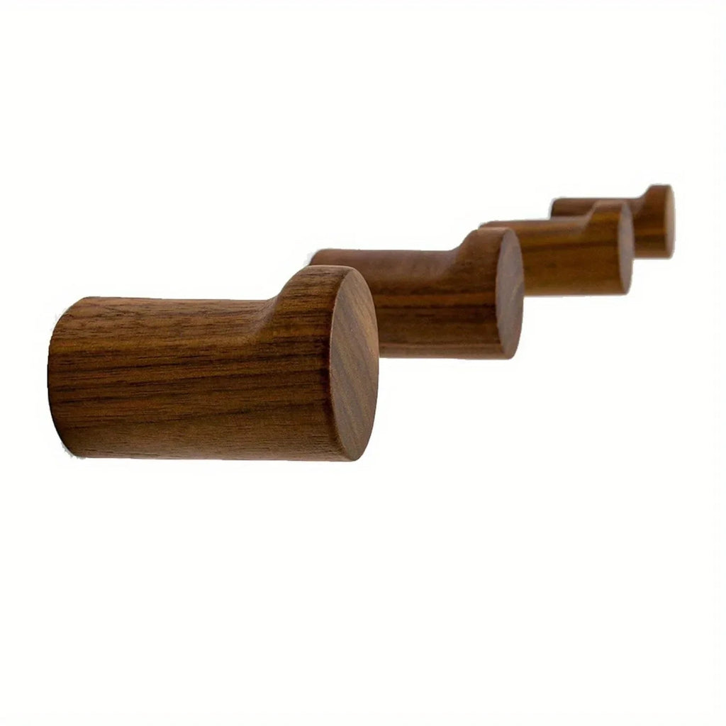 Handcrafted Walnut Non-Slip Wall Hook