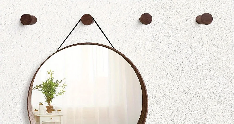Handcrafted Walnut Non-Slip Wall Hook