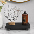 Handcrafted Water-Resistant Wood Tray Stand