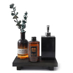 Handcrafted Water-Resistant Wood Tray Stand