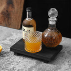 Handcrafted Water-Resistant Wood Tray Stand
