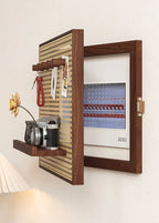 Handwoven Rattan Adhesive-Back Circuit Breaker Cover