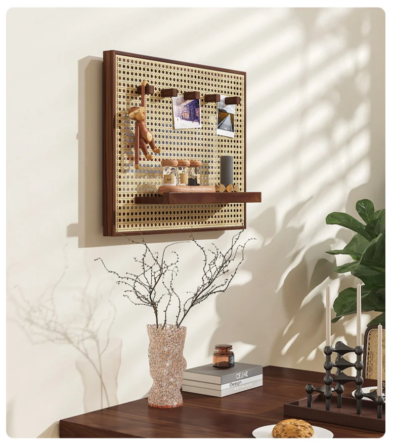 Handwoven Rattan Adhesive-Back Circuit Breaker Cover