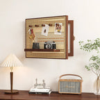 Handwoven Rattan Adhesive-Back Circuit Breaker Cover