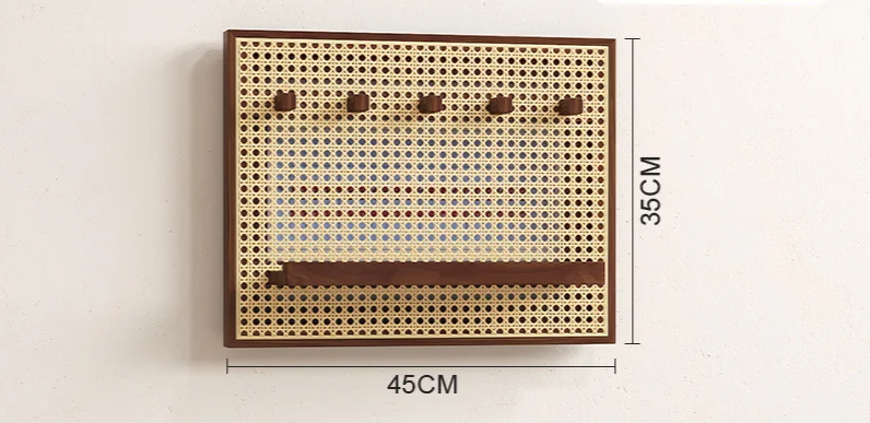 Handwoven Rattan Adhesive-Back Circuit Breaker Cover