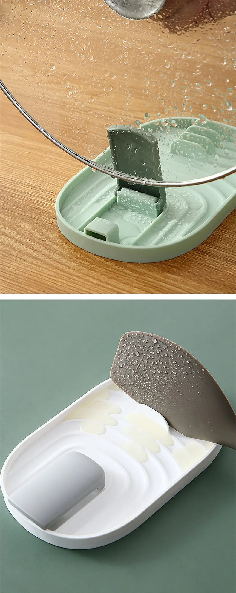 Heat-Resistant Foldable Spoon & Spatula Rest