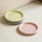 Heat-Resistant Macaron Pastel Ceramic Plate