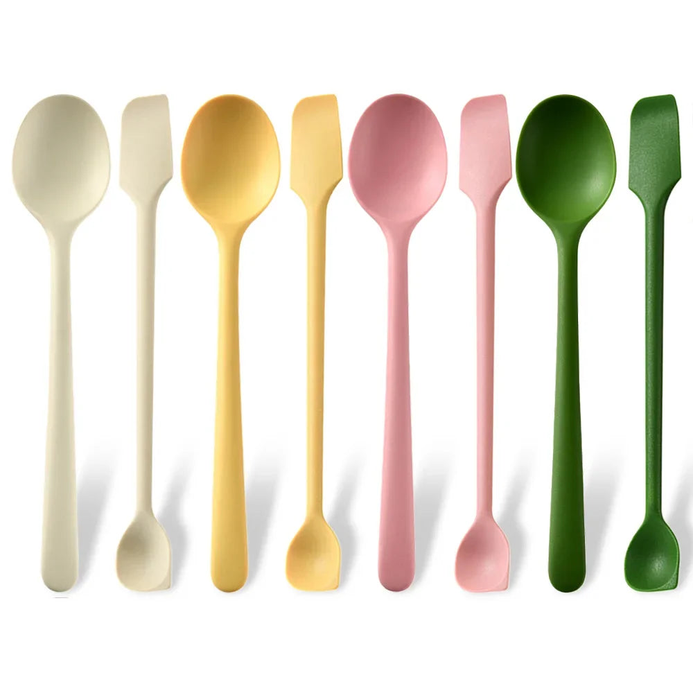 Heat-Resistant & Non-Scratch Silicone Rice Spoon (2 or 8 Pieces)