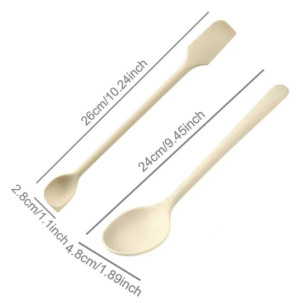 Heat-Resistant & Non-Scratch Silicone Rice Spoon (2 or 8 Pieces)