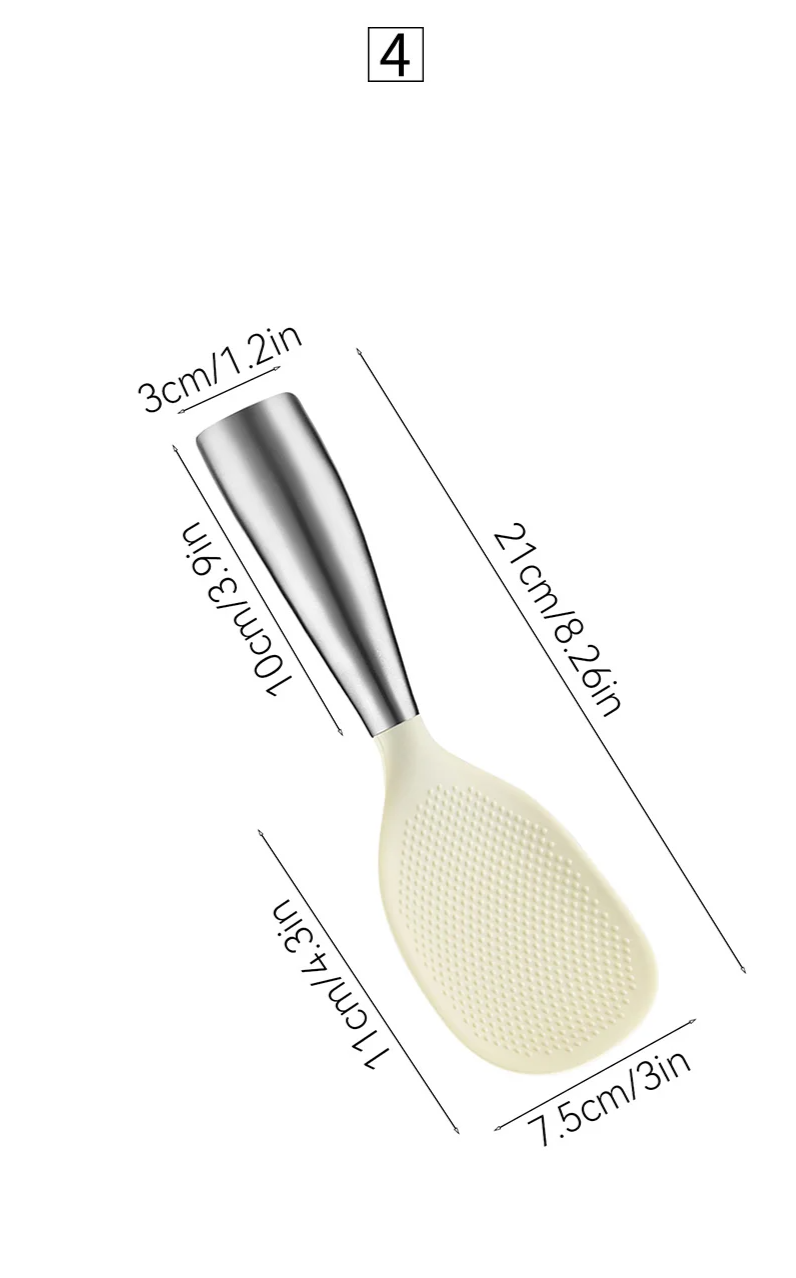 Heat-Resistant & Nonstick Silicone Cooking Spoon
