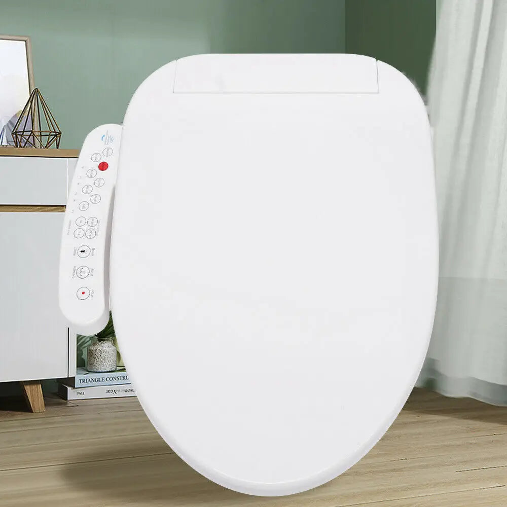 Heated Seat & Warm Water Bidet Toilet Seat