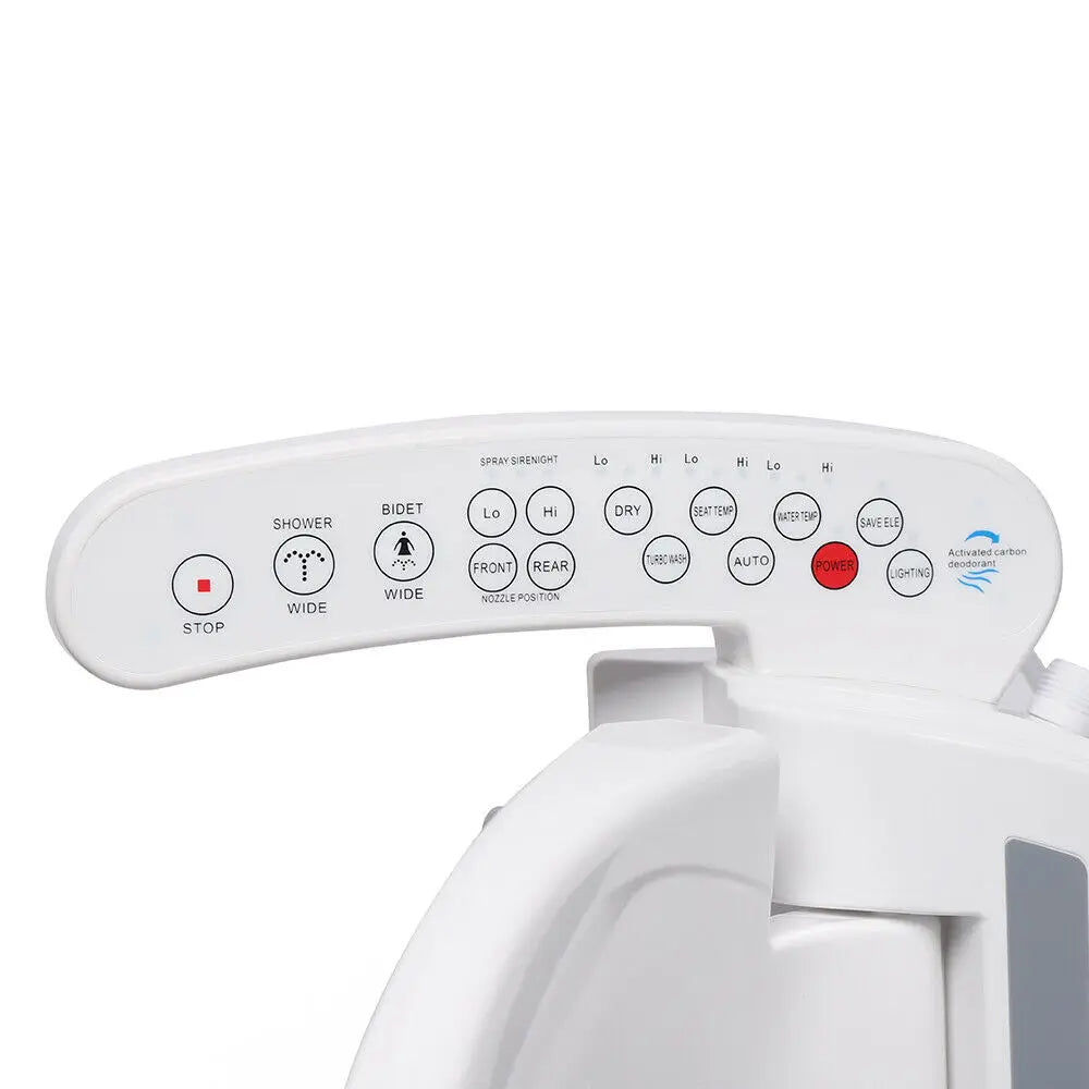 Heated Seat & Warm Water Bidet Toilet Seat