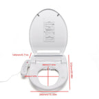 Heated Seat & Warm Water Bidet Toilet Seat