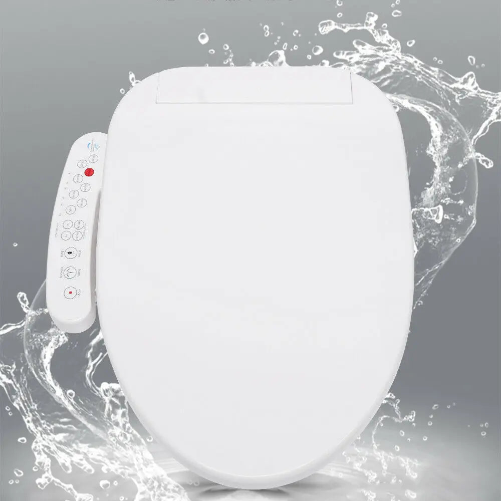 Heated Seat & Warm Water Bidet Toilet Seat