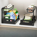 Heavy-Duty Double-Layer Extendable Sink Organizer
