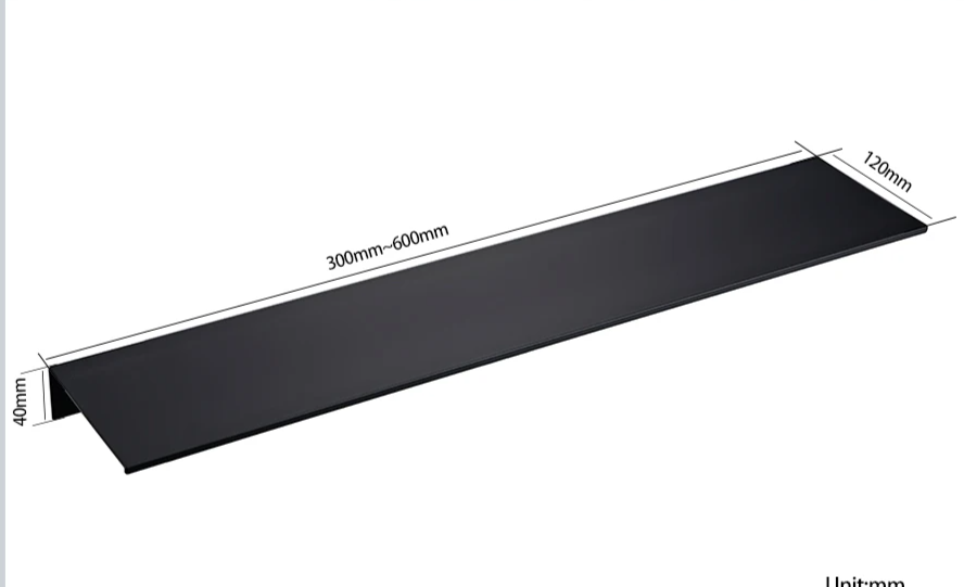 Heavy-Duty Rustproof Aluminum Wall Shelf