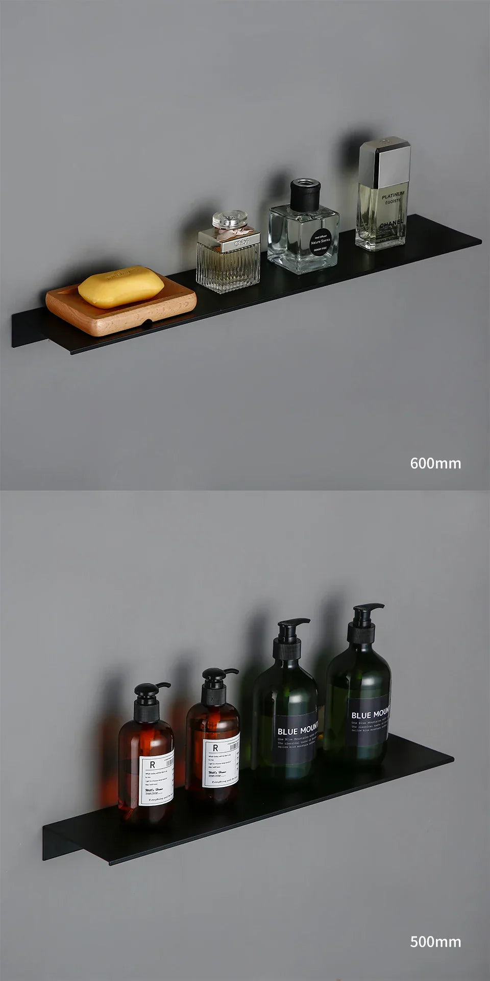 Heavy-Duty Rustproof Aluminum Wall Shelf