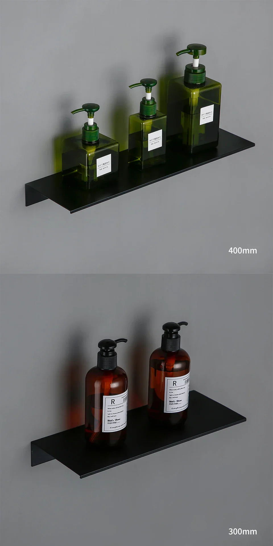 Heavy-Duty Rustproof Aluminum Wall Shelf