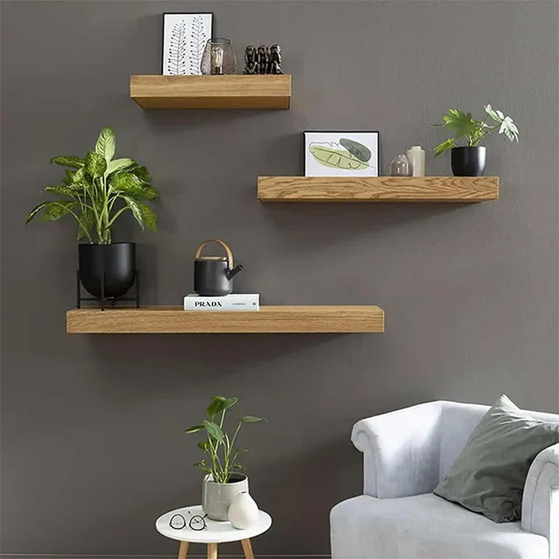 Hidden Compartment Floating Wall Shelf