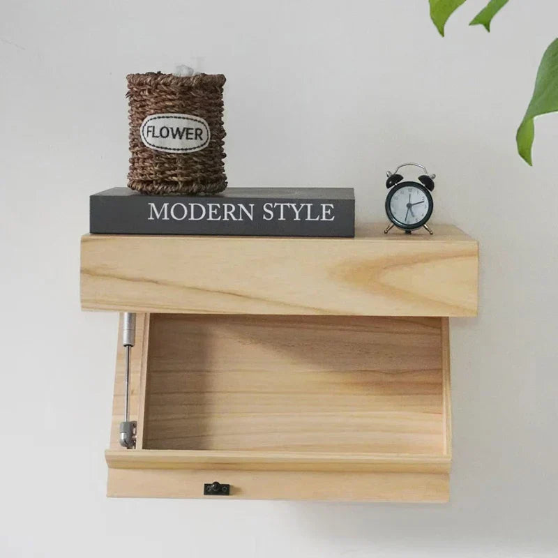Hidden Compartment Floating Wall Shelf