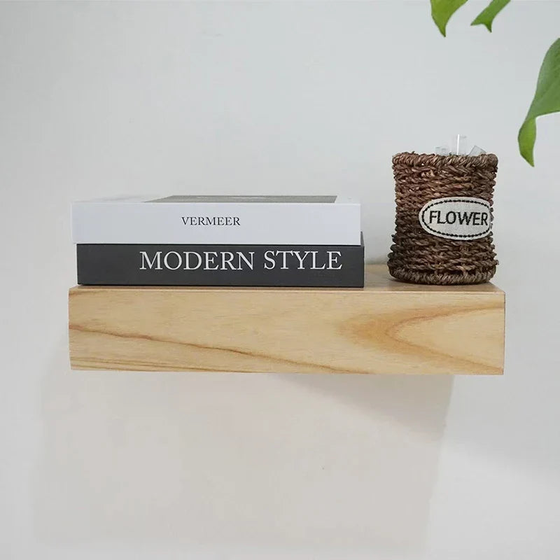 Hidden Compartment Floating Wall Shelf