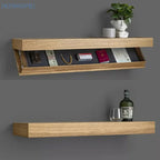 Hidden Compartment Floating Wall Shelf