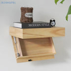 Hidden Compartment Floating Wall Shelf