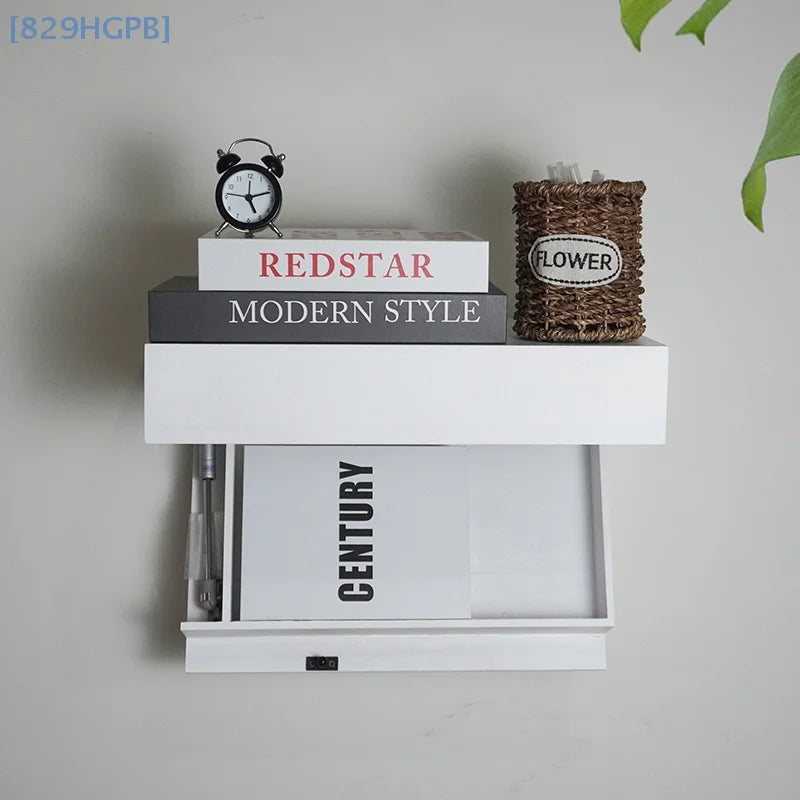 Hidden Compartment Floating Wall Shelf