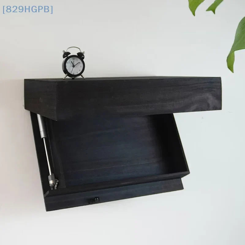 Hidden Compartment Floating Wall Shelf