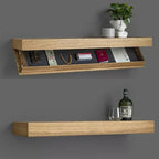 Hidden Compartment Floating Wall Shelf