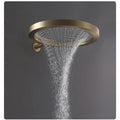 High-Pressure Brushed Stainless Rainfall Shower Head (Wall-Mounted)