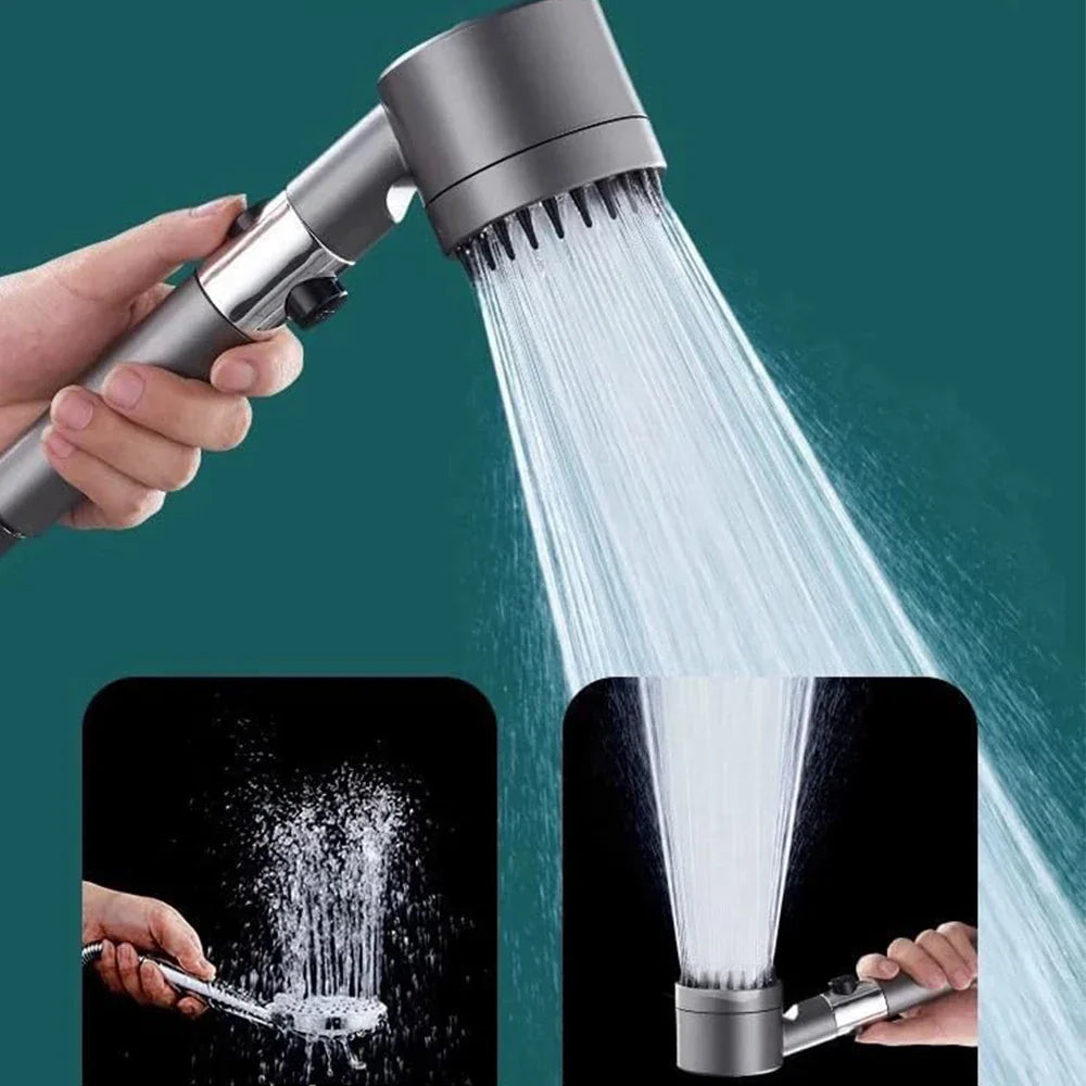 High-Pressure Filtered 4-Mode Handheld Shower Head