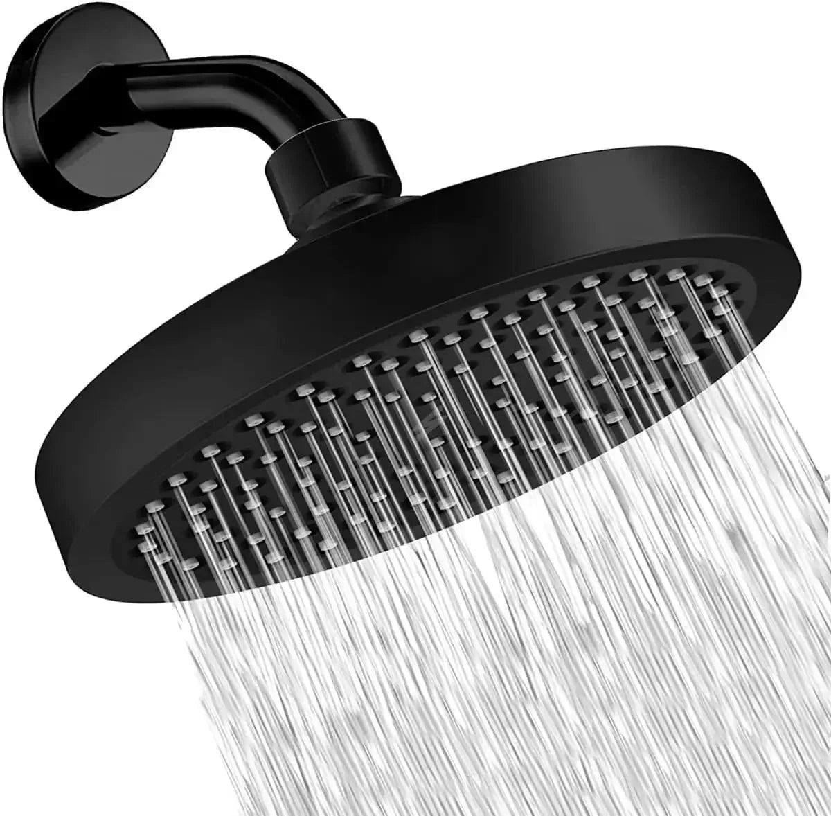 High-Pressure Rustproof ABS Rain Shower Head (With Arm)