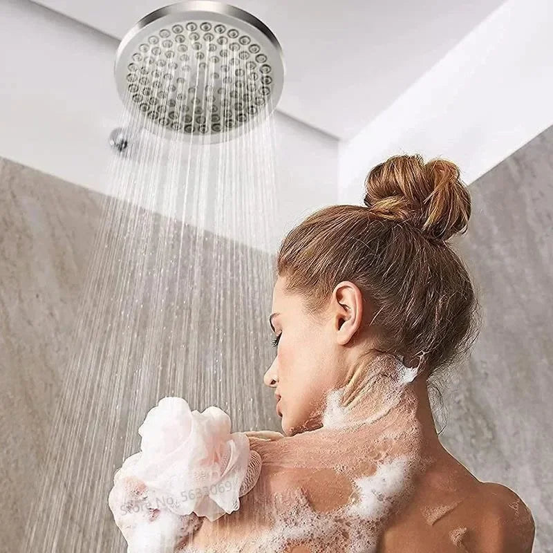 High-Pressure Rustproof ABS Rain Shower Head (With Arm)