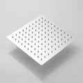 High-Pressure Stainless Steel & Silicone Nozzles Square Rain Shower Head (Ceiling Mount)
