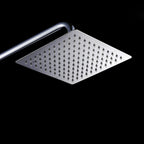 High-Pressure Stainless Steel & Silicone Nozzles Square Rain Shower Head (Ceiling Mount)