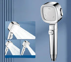 High-Pressure Water-Saving Square Handheld Shower Head (3 Spray Modes)