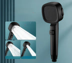 High-Pressure Water-Saving Square Handheld Shower Head (3 Spray Modes)