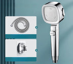 High-Pressure Water-Saving Square Handheld Shower Head (3 Spray Modes)