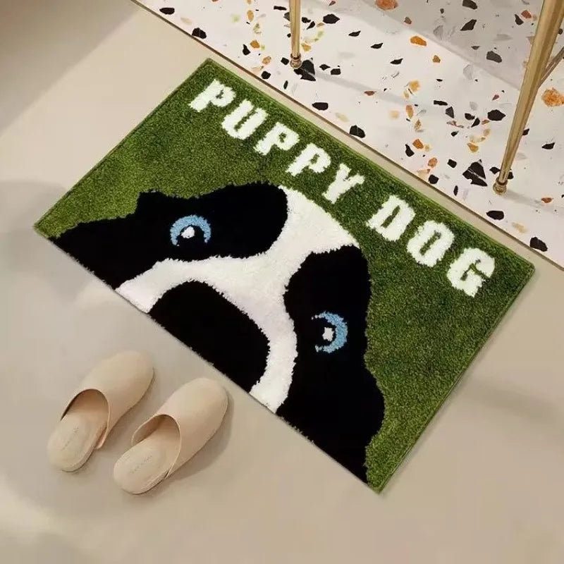 Highly Absorbent Colorfast Polyester Bathroom Mat