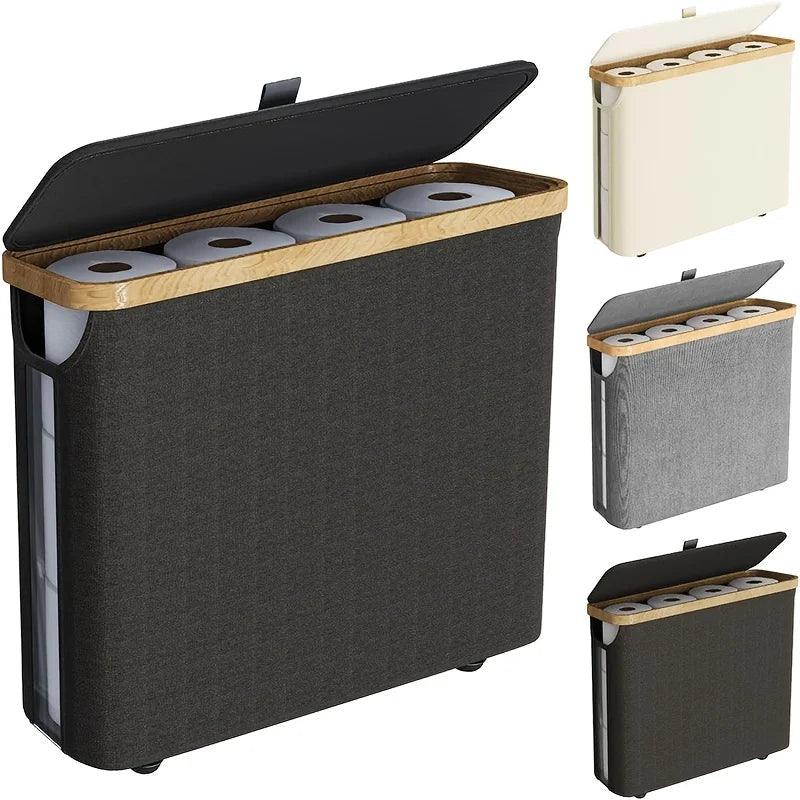 Hygienic Closed-Top Durable Plastic Toilet Paper Holder