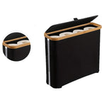 Hygienic Closed-Top Durable Plastic Toilet Paper Holder